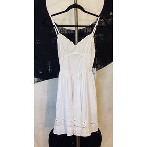 Revolve LPA XS “Nella” White Embroidered Dress